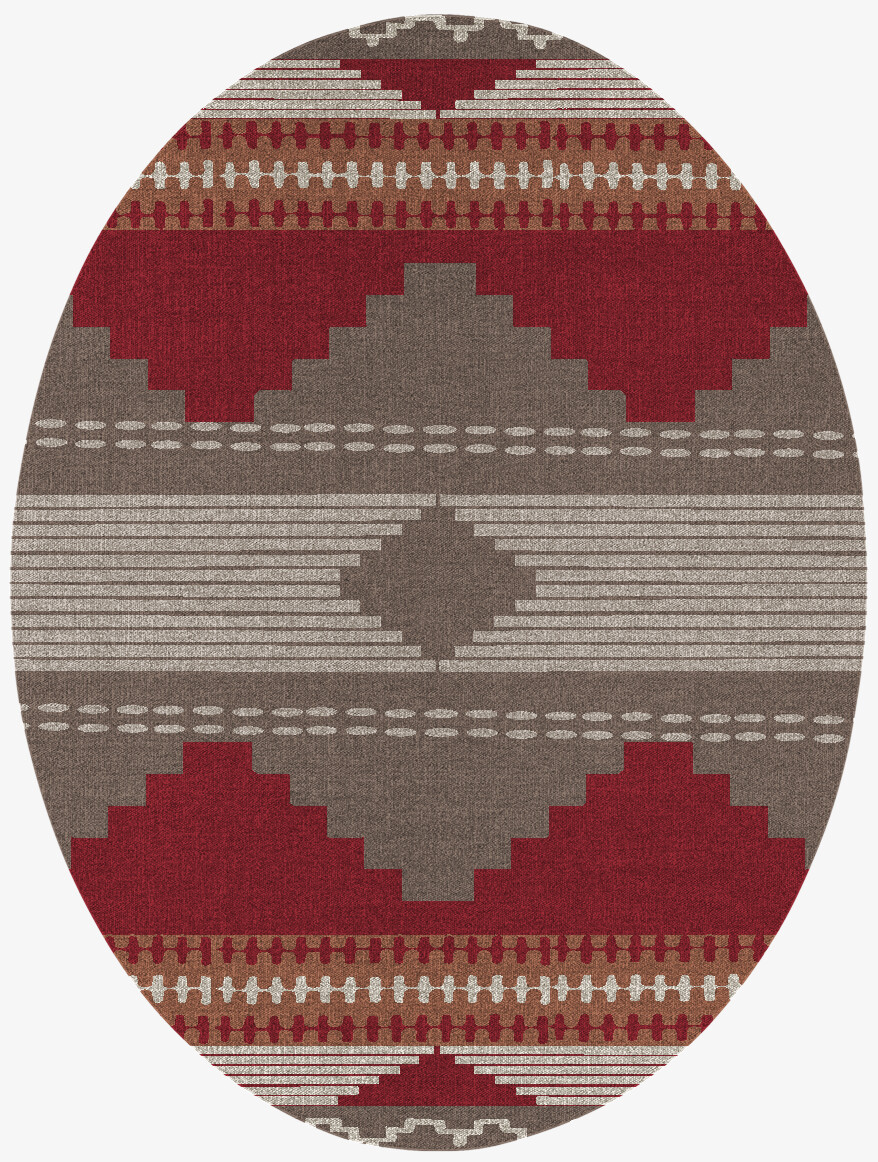 Hill Flatweaves Oval Flatweave New Zealand Wool Custom Rug by Rug Artisan