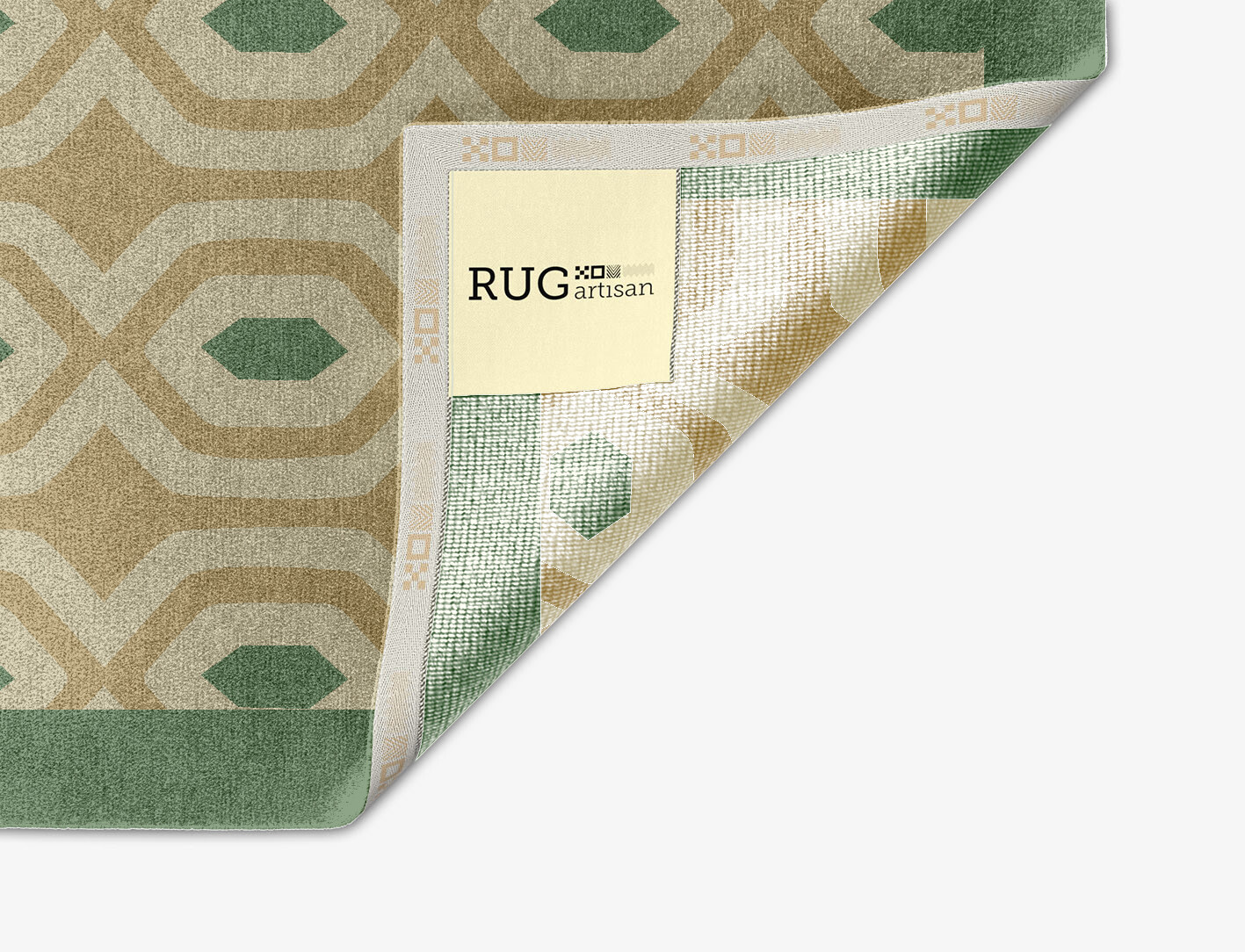 Hive Geometric Arch Hand Knotted Tibetan Wool Custom Rug by Rug Artisan