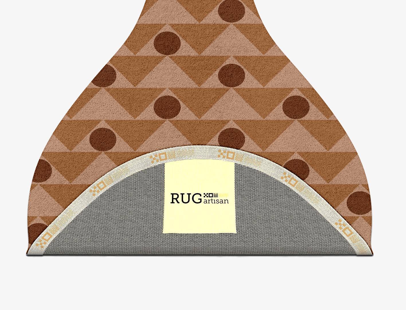 Hollow Hill Modern Geometrics Drop Hand Tufted Pure Wool Custom Rug by Rug Artisan