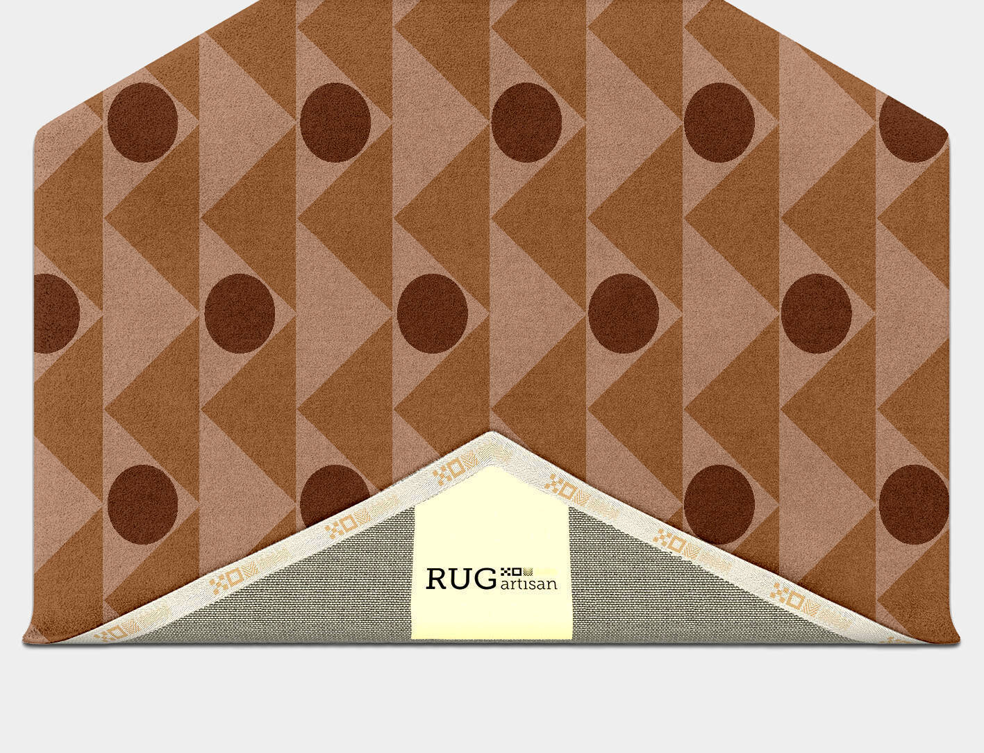 Hollow Hill Modern Geometrics Hexagon Hand Tufted Pure Wool Custom Rug by Rug Artisan