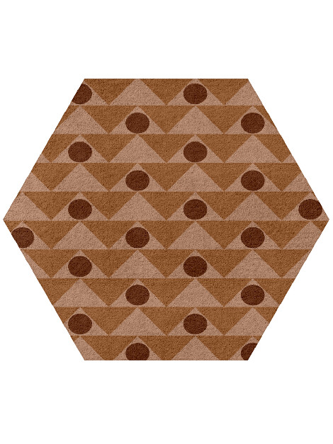 Hollow Hill Modern Geometrics Hexagon Hand Tufted Pure Wool Custom Rug by Rug Artisan
