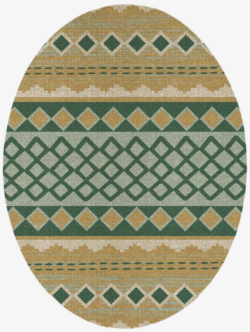 Holt Flatweaves Oval Flatweave New Zealand Wool Custom Rug by Rug Artisan