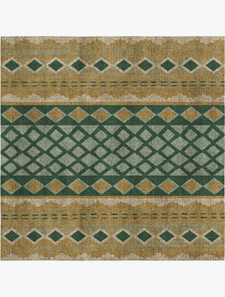 Holt Flatweaves Square Flatweave Bamboo Silk Custom Rug by Rug Artisan