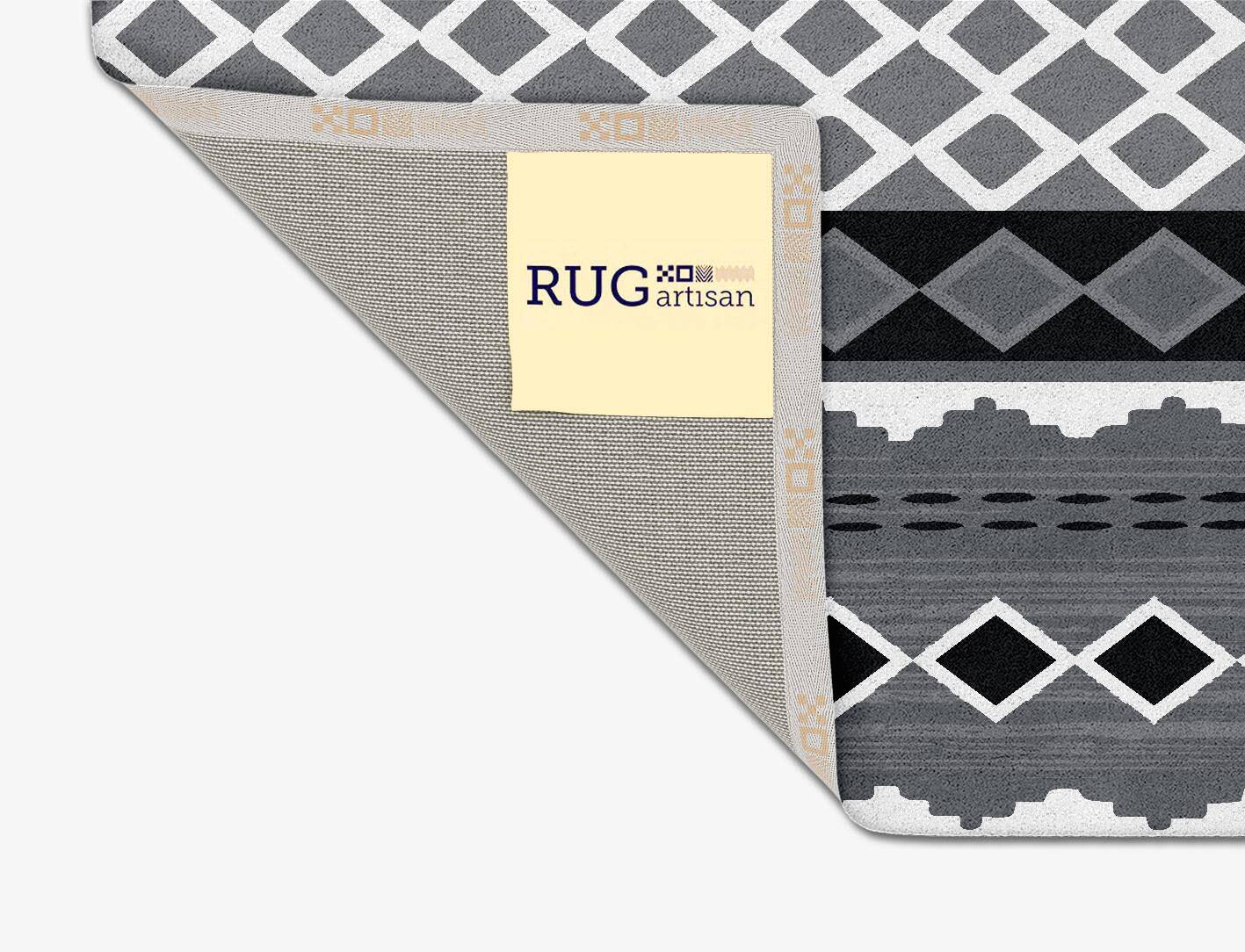 Holt Slate Monochrome Square Hand Tufted Pure Wool Custom Rug by Rug Artisan