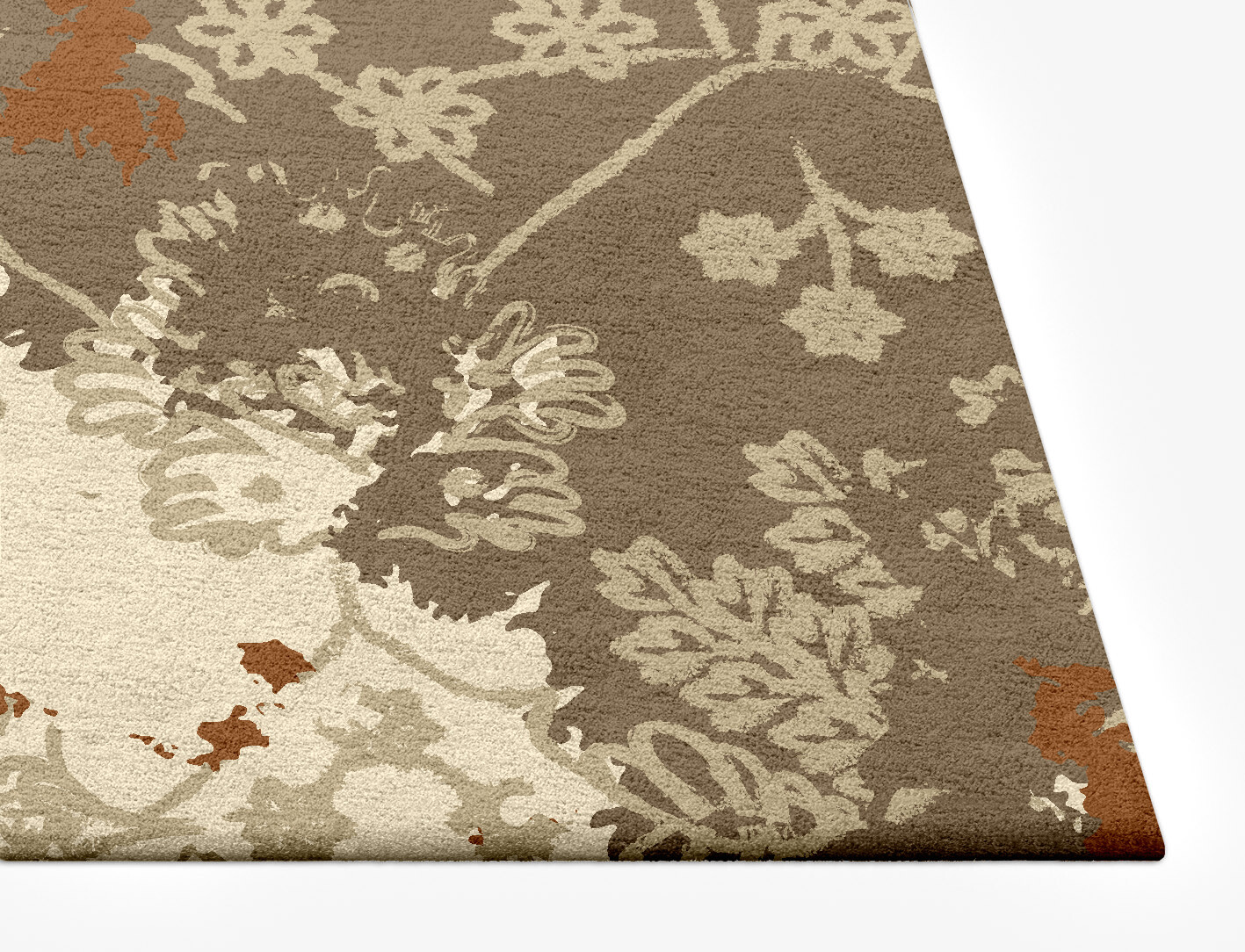 Homa Persian Bagh Rectangle Hand Tufted Pure Wool Custom Rug by Rug Artisan