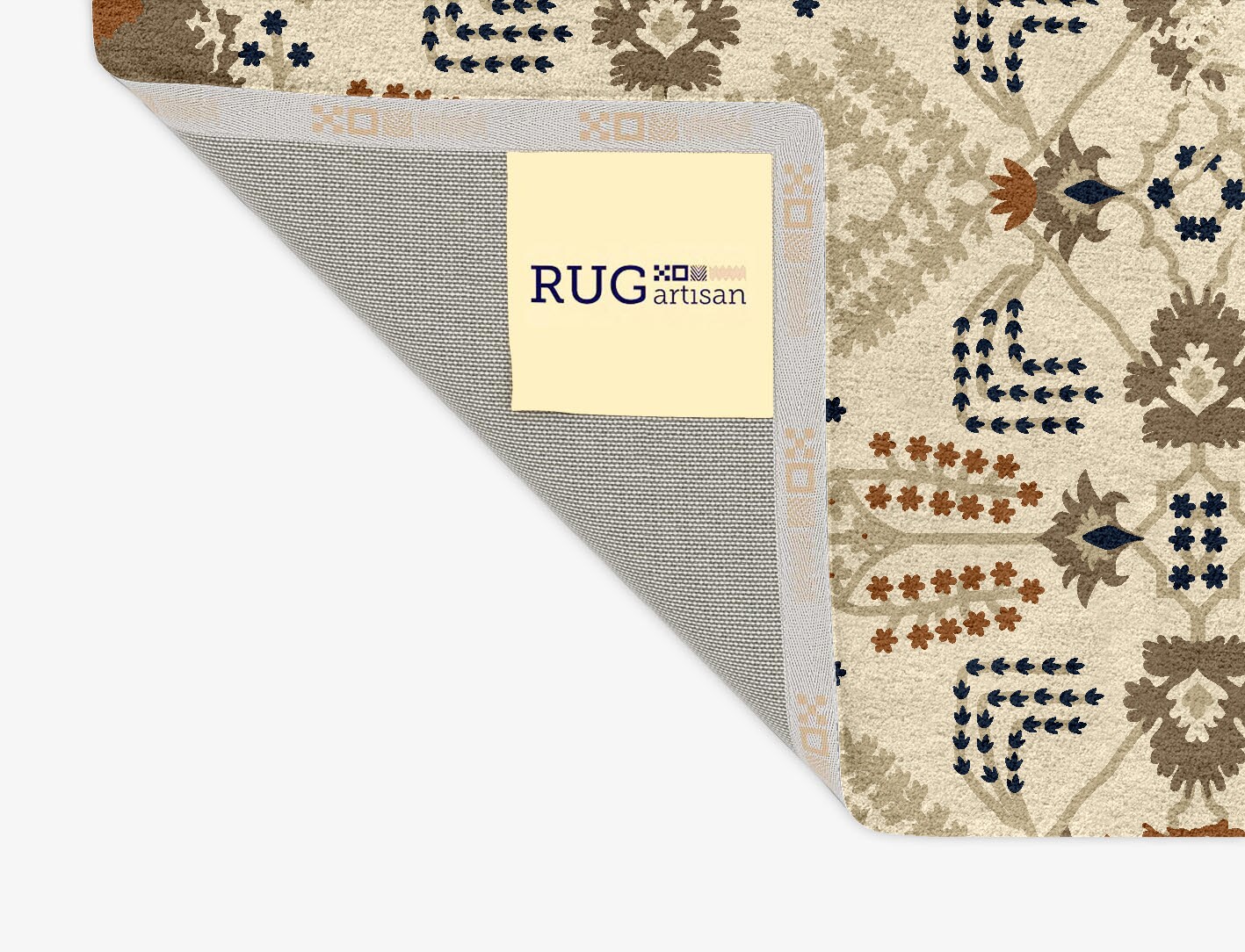 Homa Persian Bagh Rectangle Hand Tufted Pure Wool Custom Rug by Rug Artisan