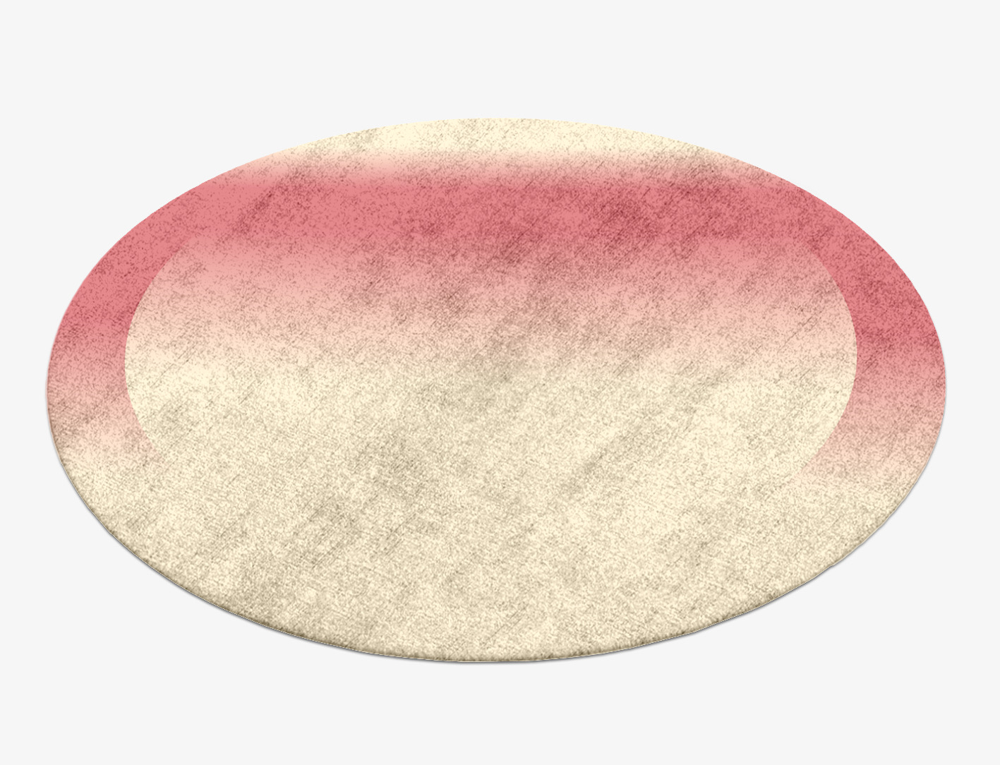 Hue Ombre Round Hand Knotted Bamboo Silk Custom Rug by Rug Artisan
