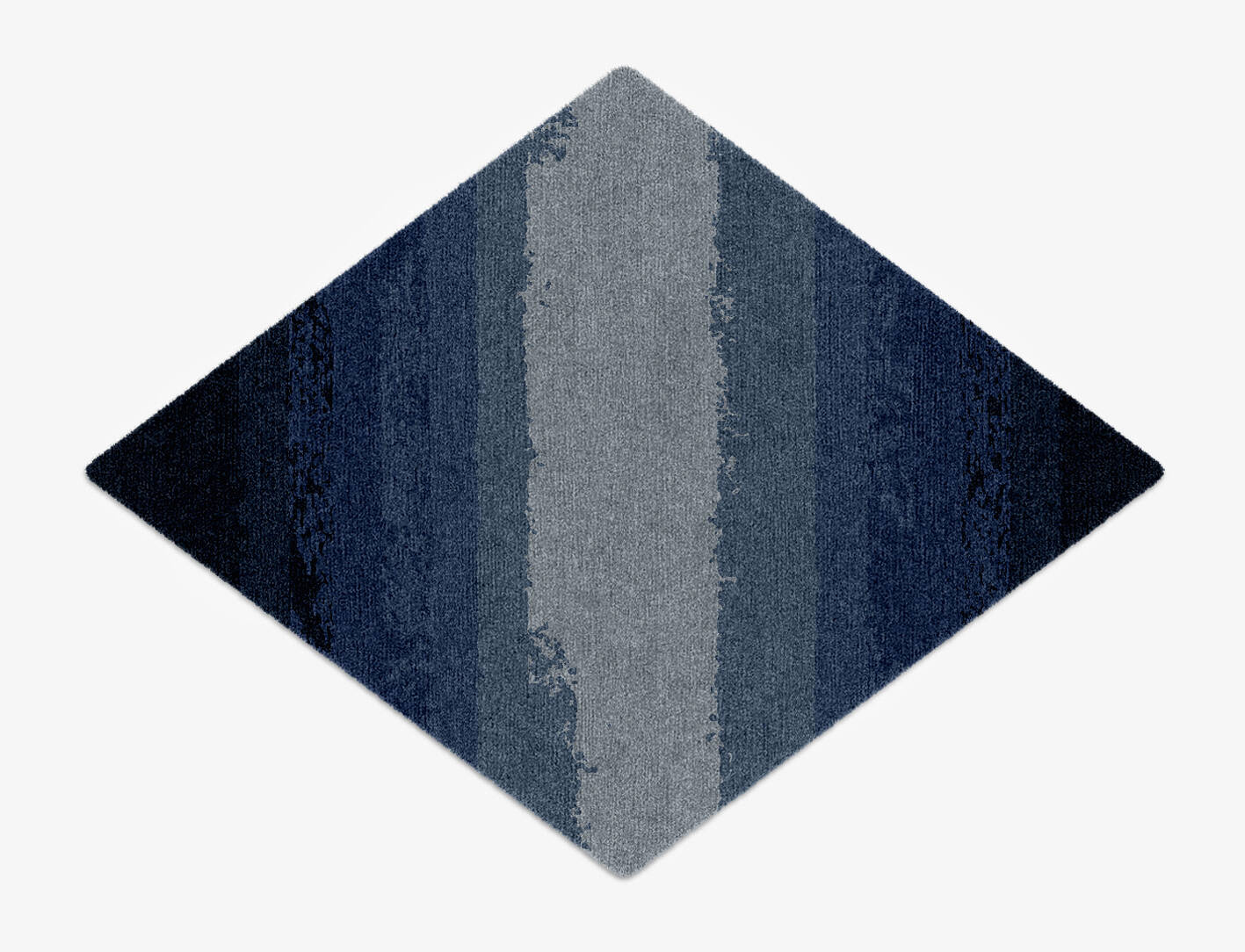 Hunter Gradation Diamond Hand Knotted Tibetan Wool Custom Rug by Rug Artisan