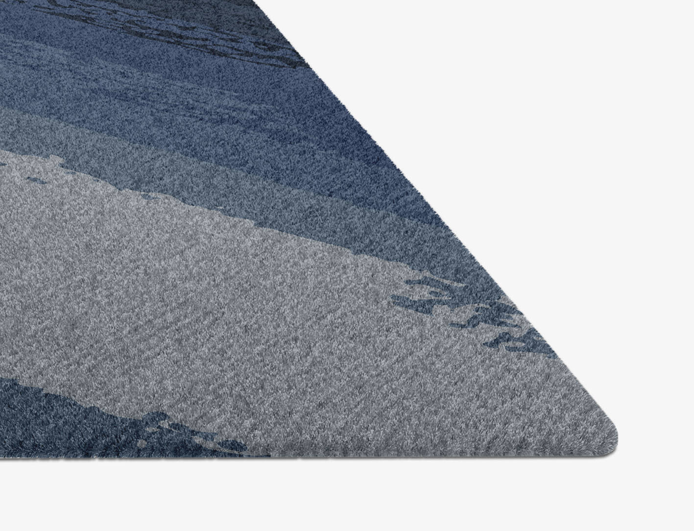 Hunter Gradation Diamond Hand Knotted Tibetan Wool Custom Rug by Rug Artisan