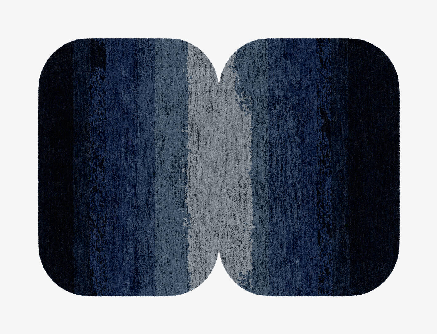 Hunter Gradation Eight Hand Knotted Bamboo Silk Custom Rug by Rug Artisan