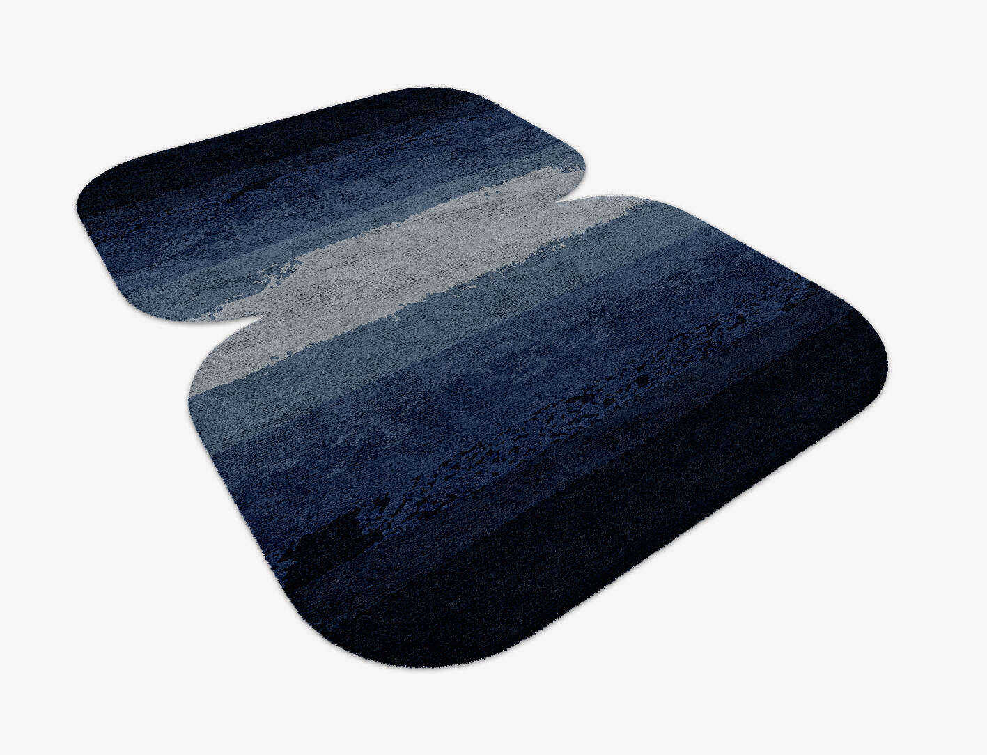 Hunter Gradation Eight Hand Knotted Bamboo Silk Custom Rug by Rug Artisan