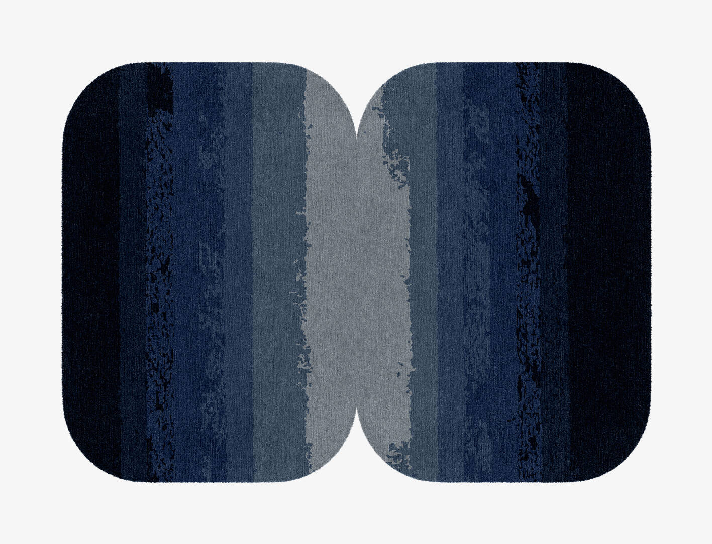 Hunter Gradation Eight Hand Knotted Tibetan Wool Custom Rug by Rug Artisan