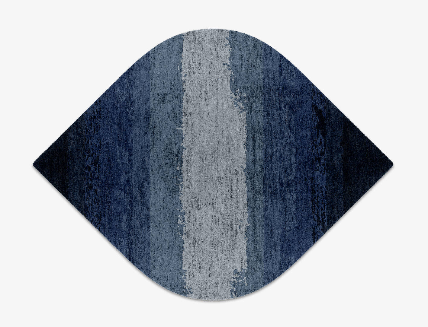 Hunter Gradation Ogee Hand Knotted Bamboo Silk Custom Rug by Rug Artisan