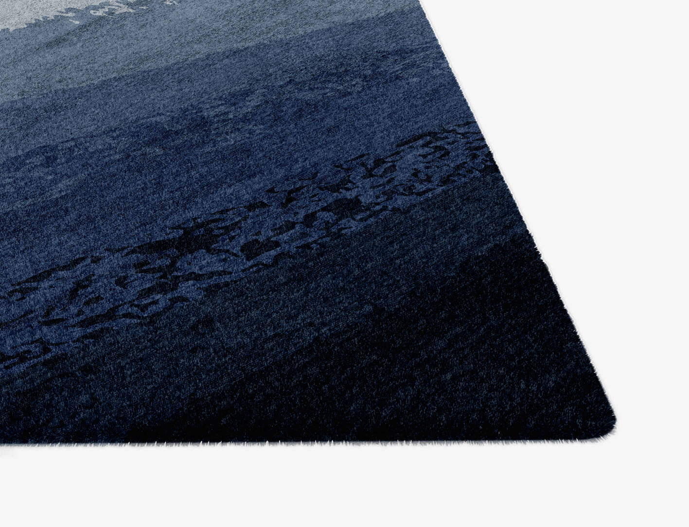 Hunter Gradation Ogee Hand Knotted Bamboo Silk Custom Rug by Rug Artisan