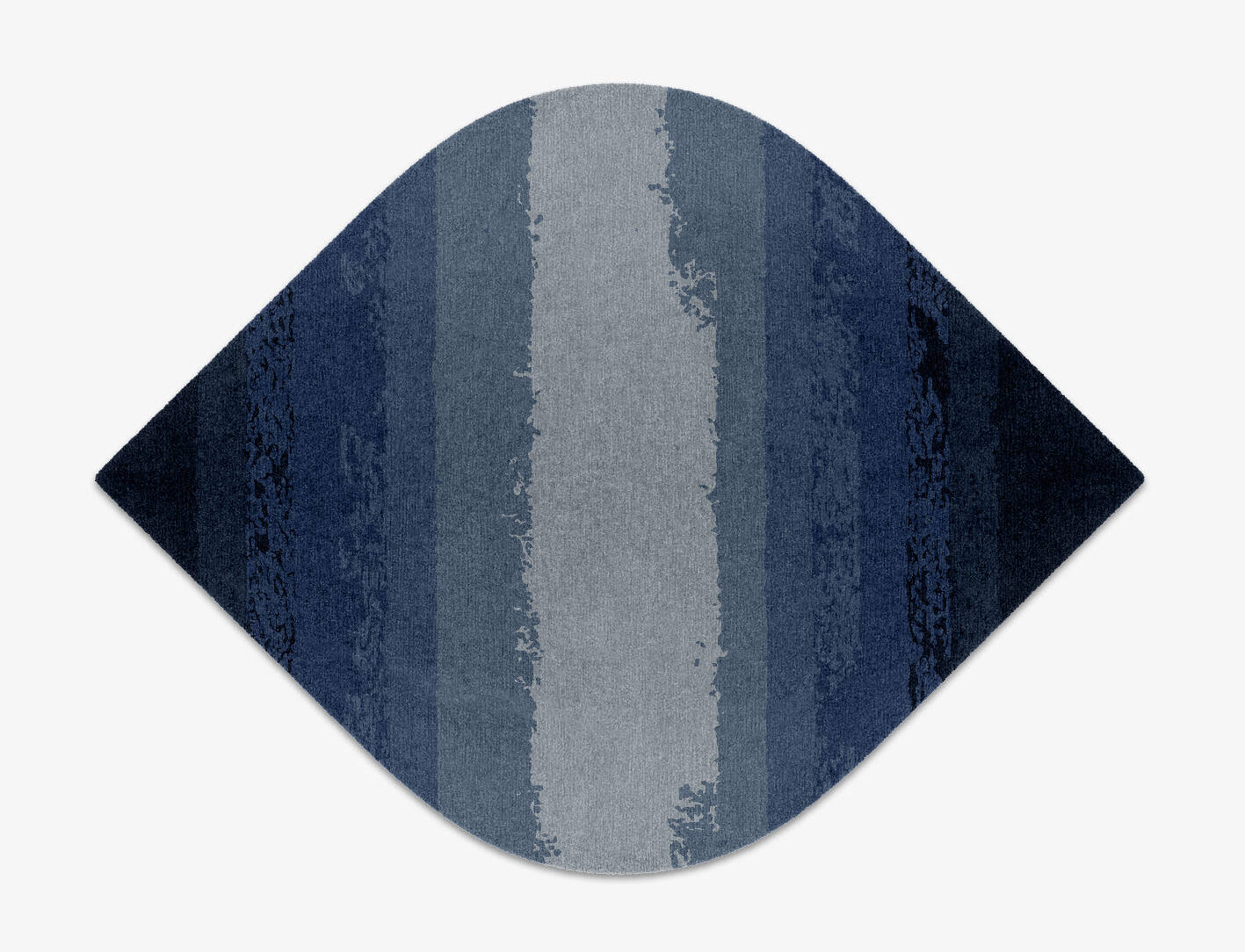 Hunter Gradation Ogee Hand Knotted Tibetan Wool Custom Rug by Rug Artisan