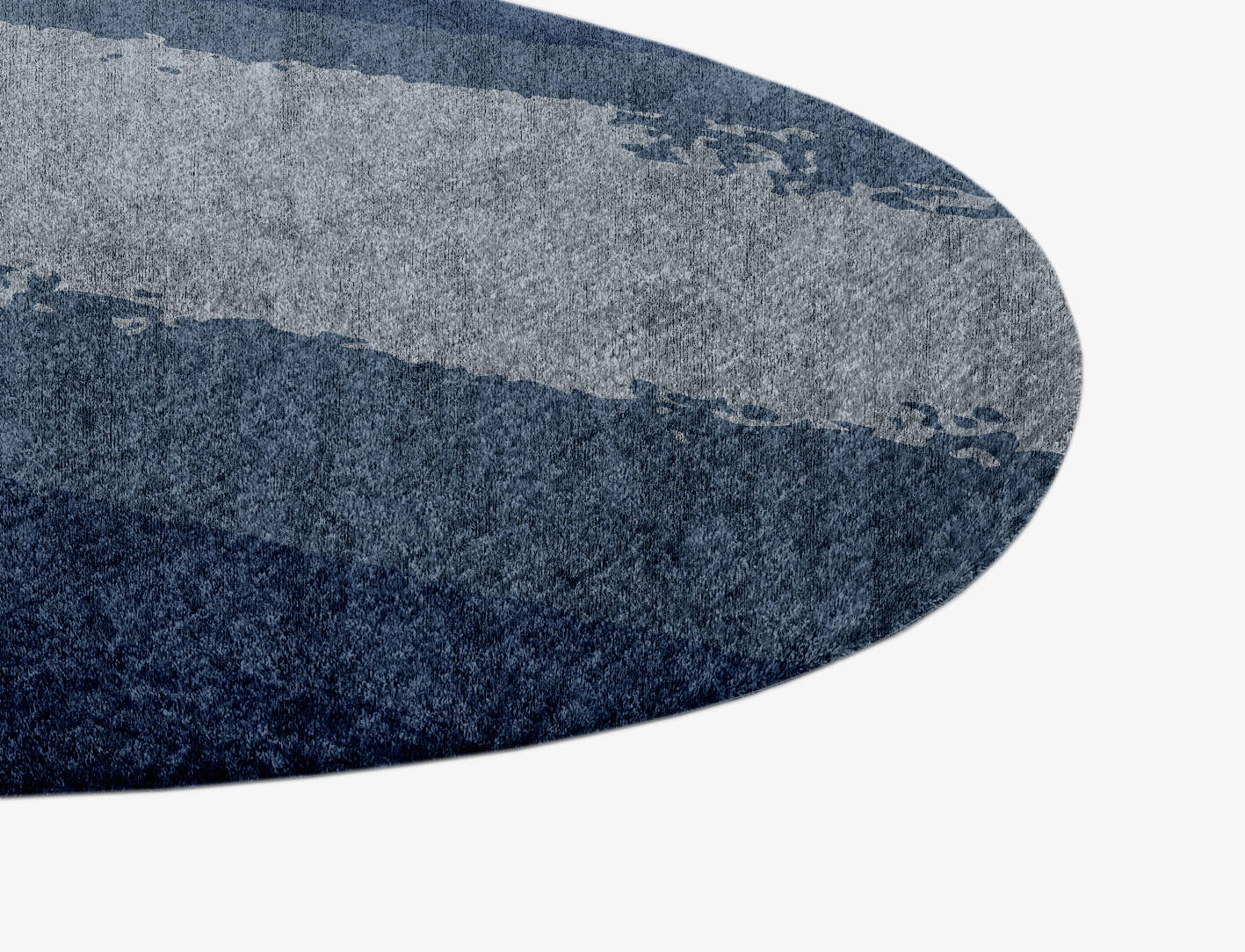 Hunter Gradation Splash Hand Knotted Bamboo Silk Custom Rug by Rug Artisan