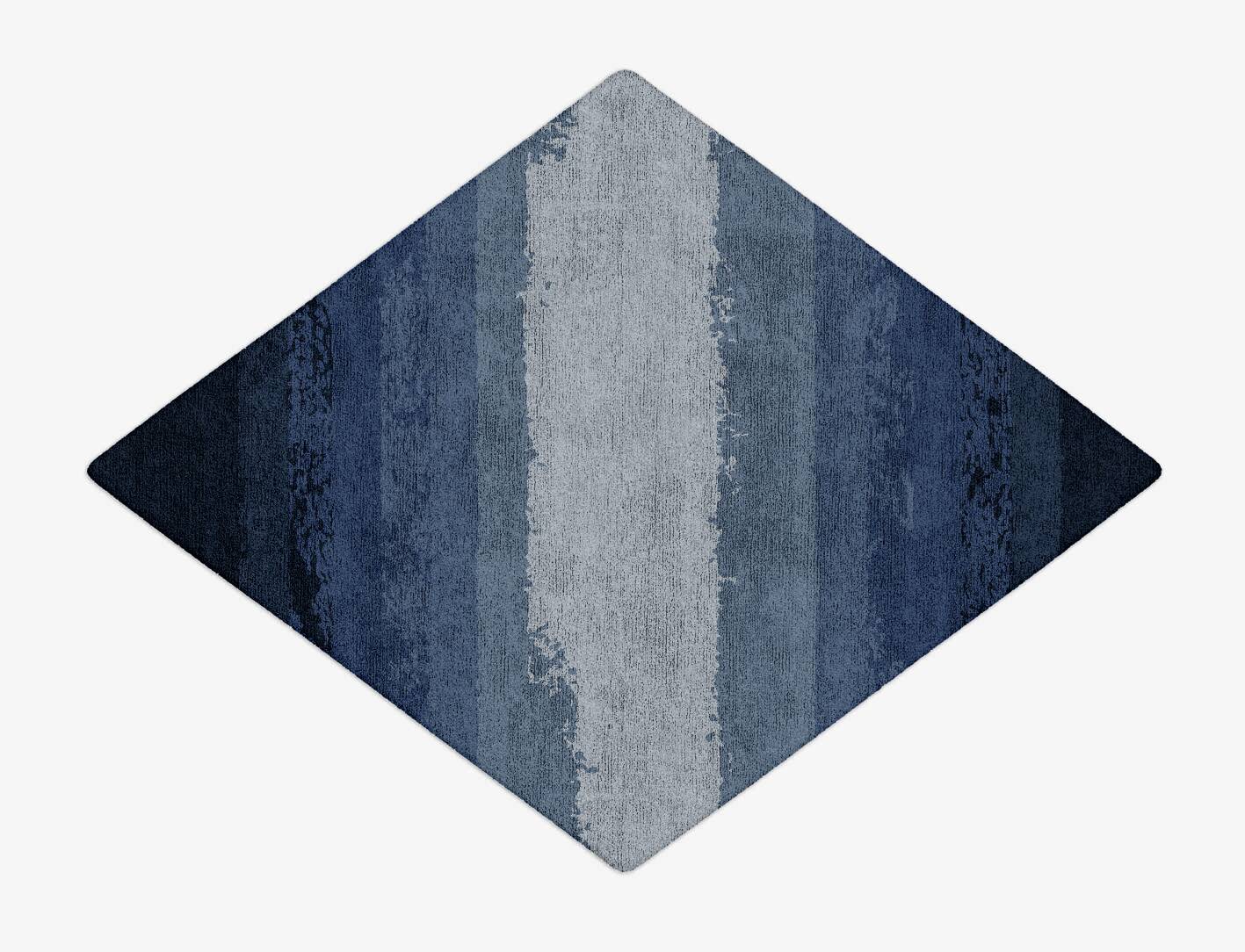 Hunter Gradation Diamond Hand Tufted Bamboo Silk Custom Rug by Rug Artisan