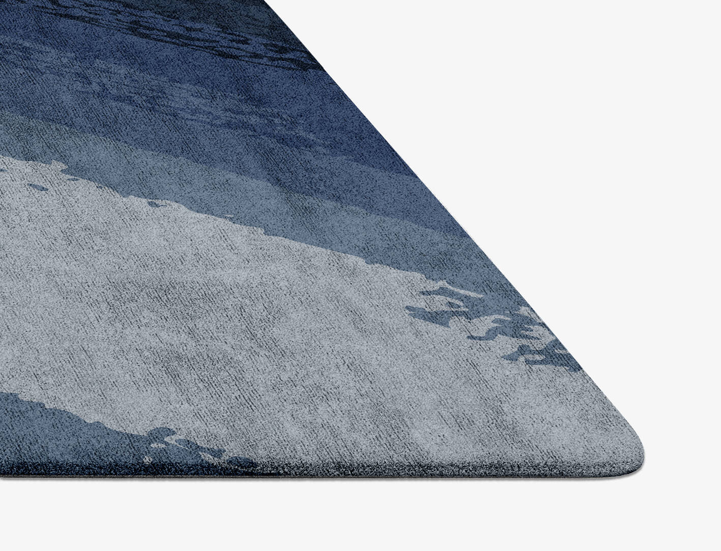 Hunter Gradation Diamond Hand Tufted Bamboo Silk Custom Rug by Rug Artisan