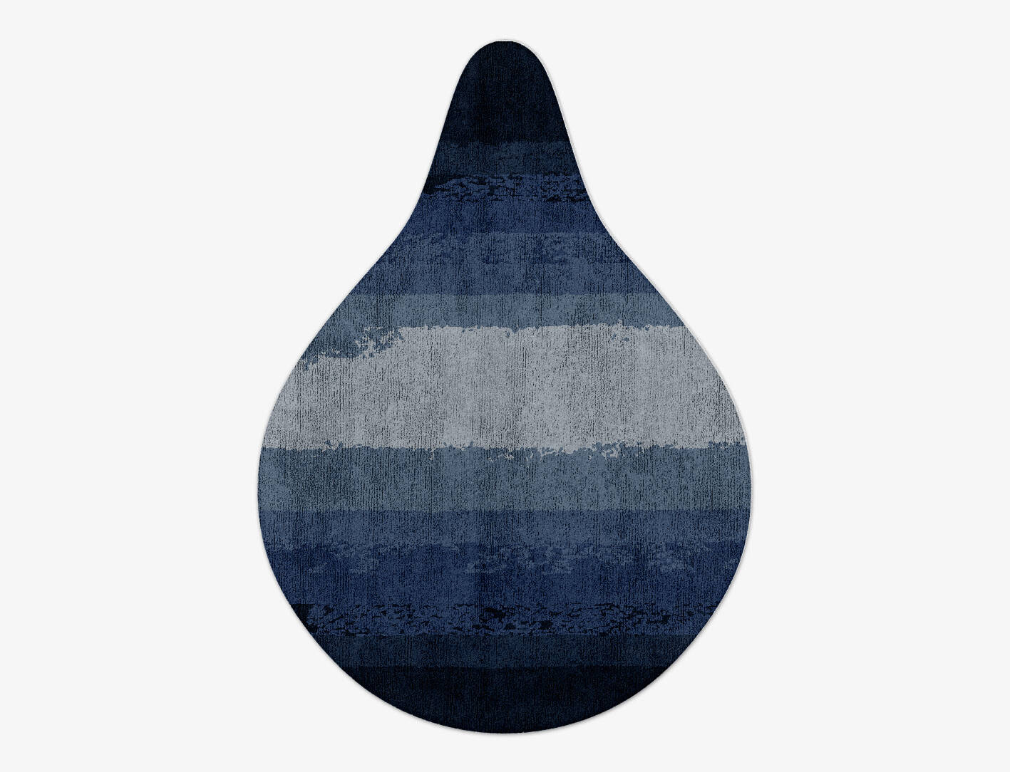 Hunter Gradation Drop Hand Tufted Bamboo Silk Custom Rug by Rug Artisan