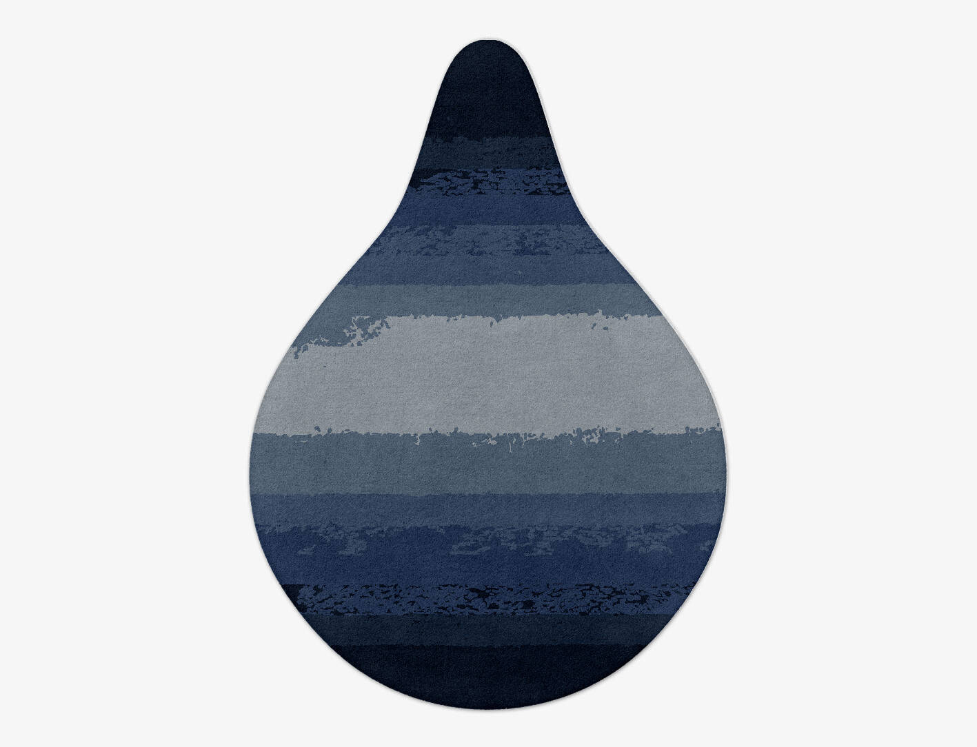 Hunter Gradation Drop Hand Tufted Pure Wool Custom Rug by Rug Artisan