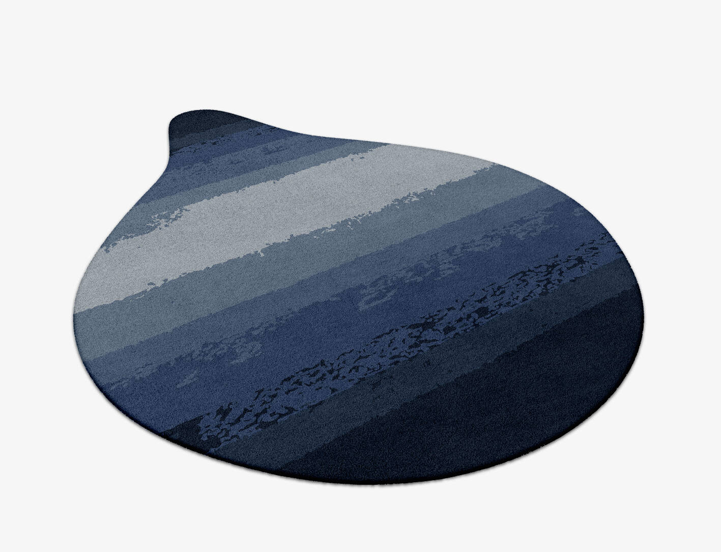 Hunter Gradation Drop Hand Tufted Pure Wool Custom Rug by Rug Artisan