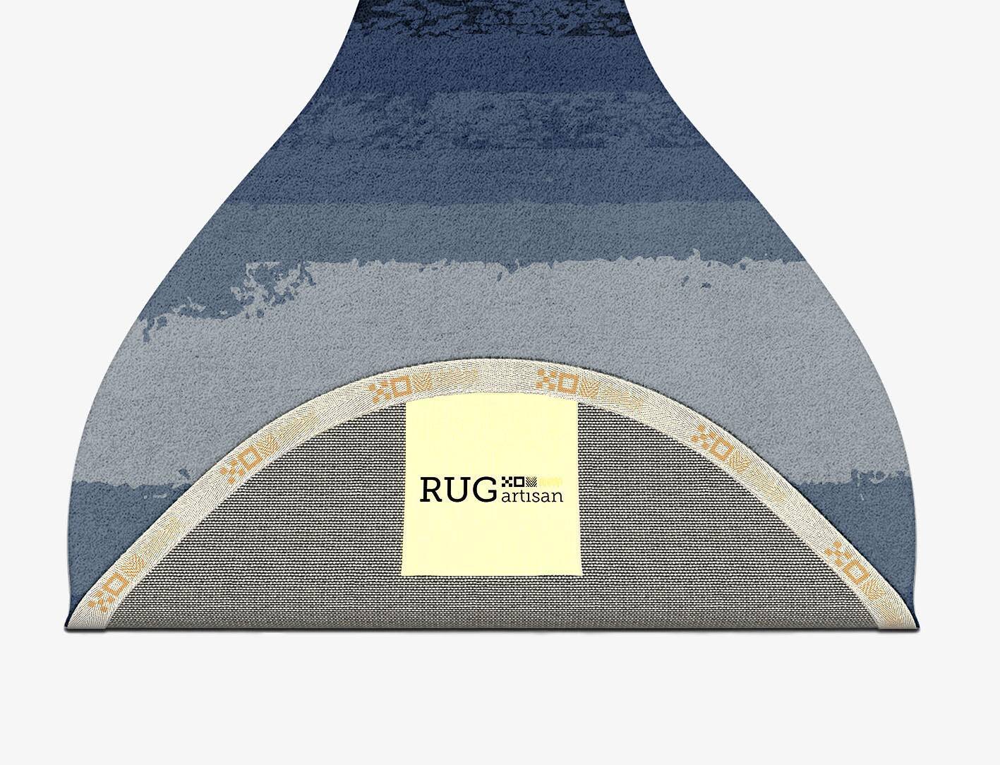 Hunter Gradation Drop Hand Tufted Pure Wool Custom Rug by Rug Artisan
