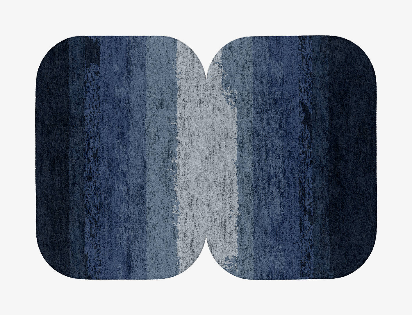 Hunter Gradation Eight Hand Tufted Bamboo Silk Custom Rug by Rug Artisan