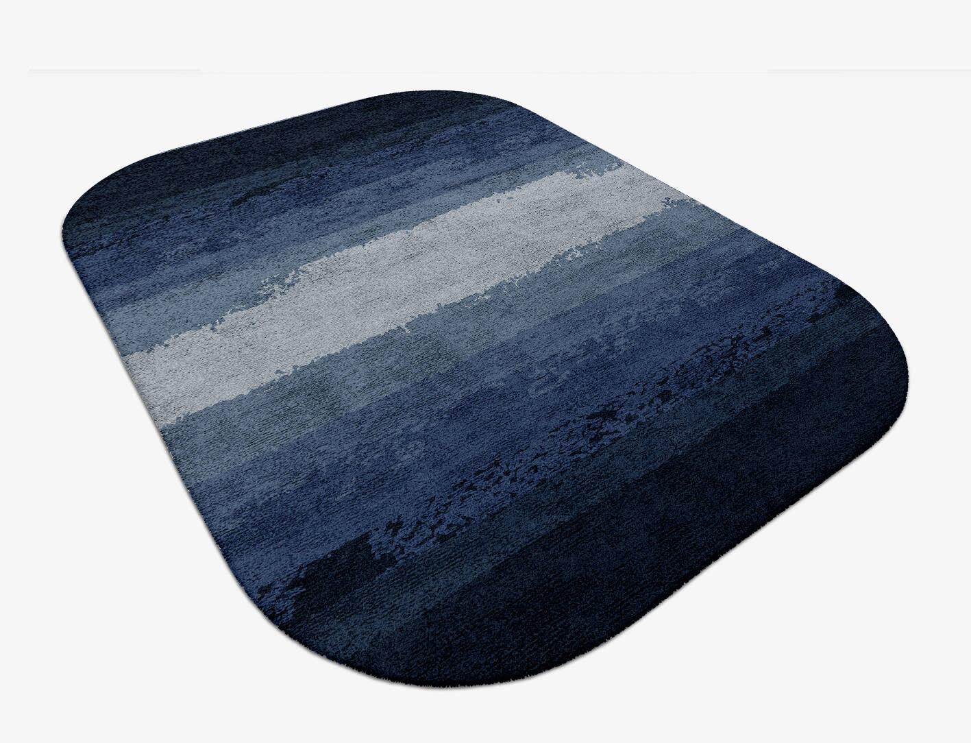 Hunter Gradation Oblong Hand Tufted Bamboo Silk Custom Rug by Rug Artisan