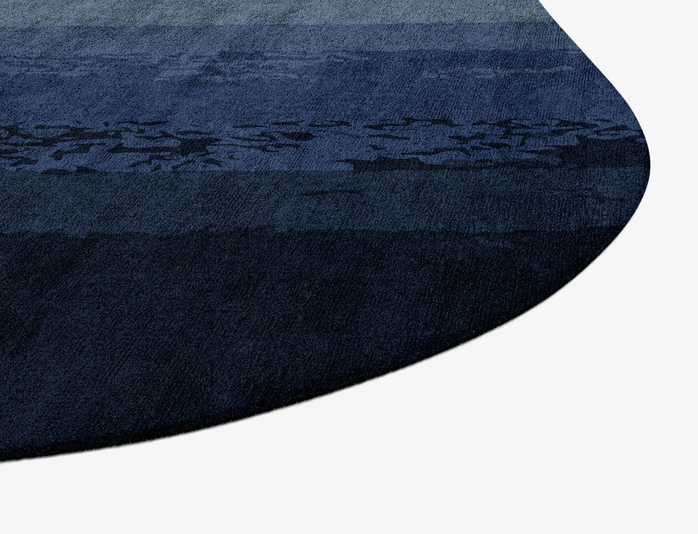 Hunter Gradation Oblong Hand Tufted Bamboo Silk Custom Rug by Rug Artisan