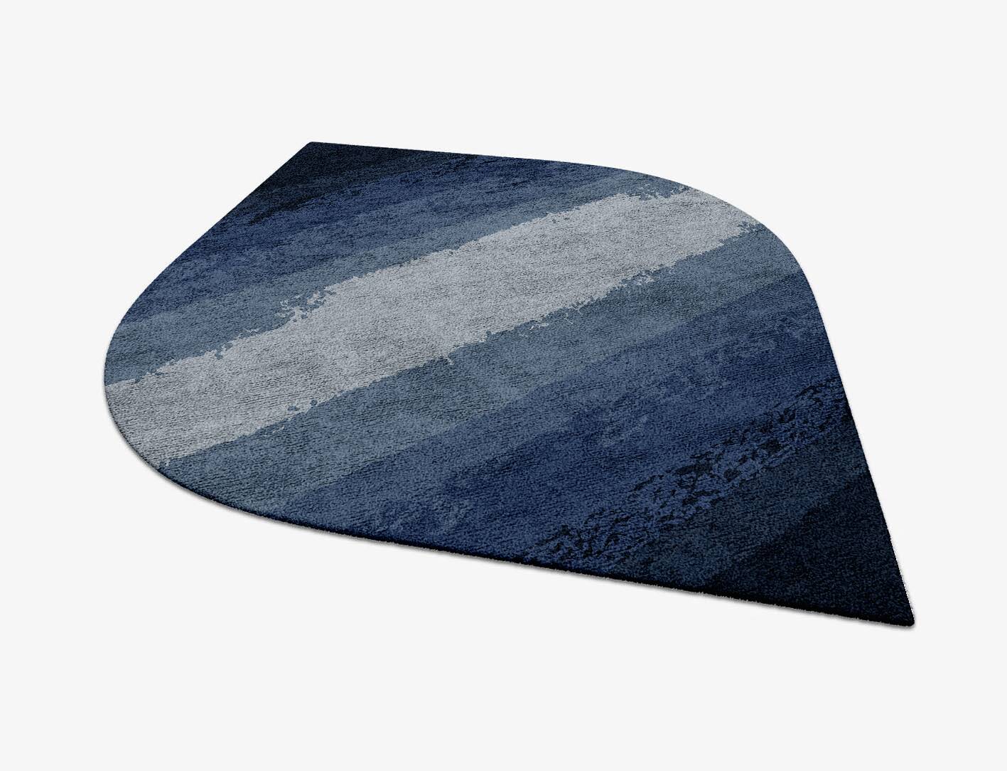 Hunter Gradation Ogee Hand Tufted Bamboo Silk Custom Rug by Rug Artisan