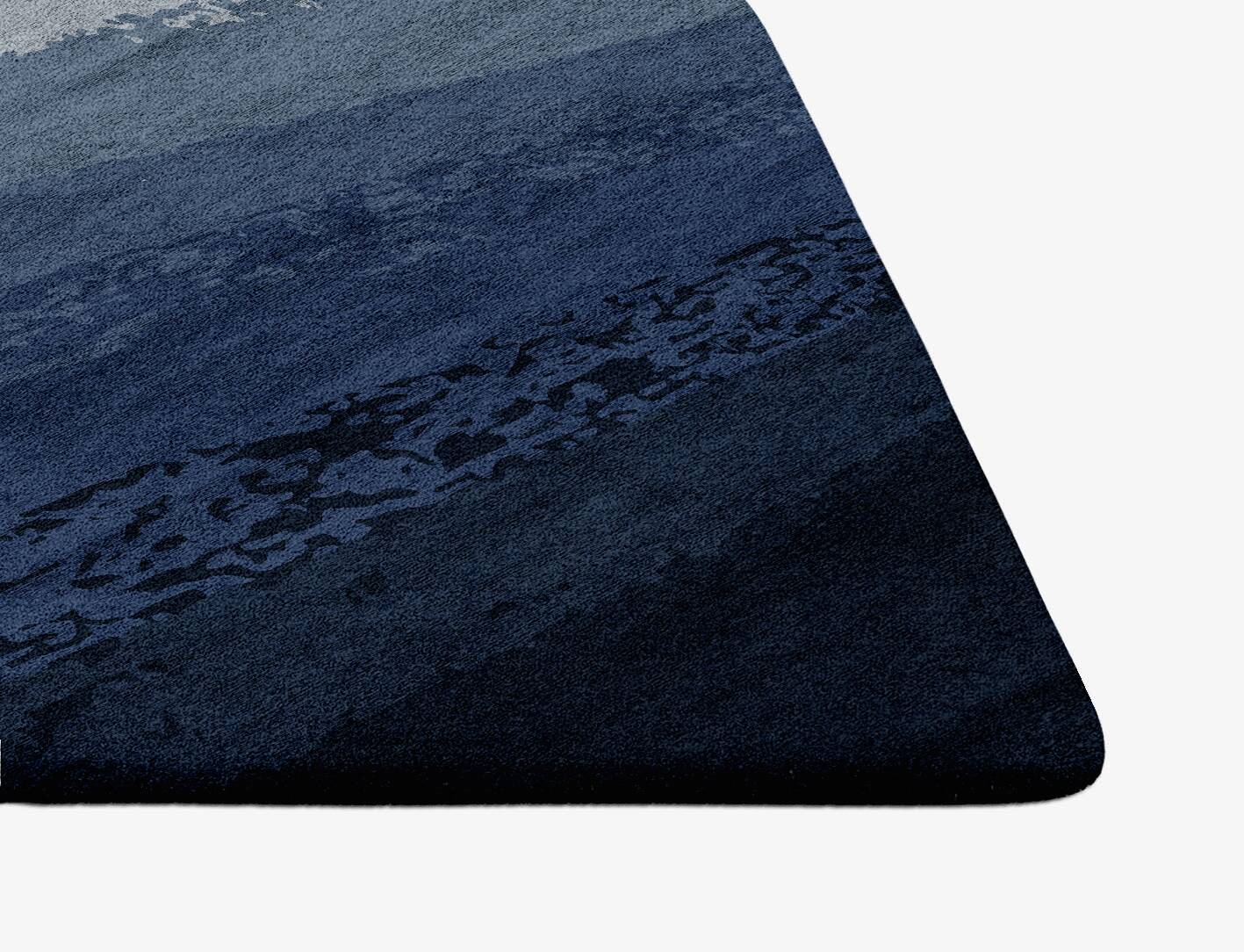 Hunter Gradation Ogee Hand Tufted Bamboo Silk Custom Rug by Rug Artisan