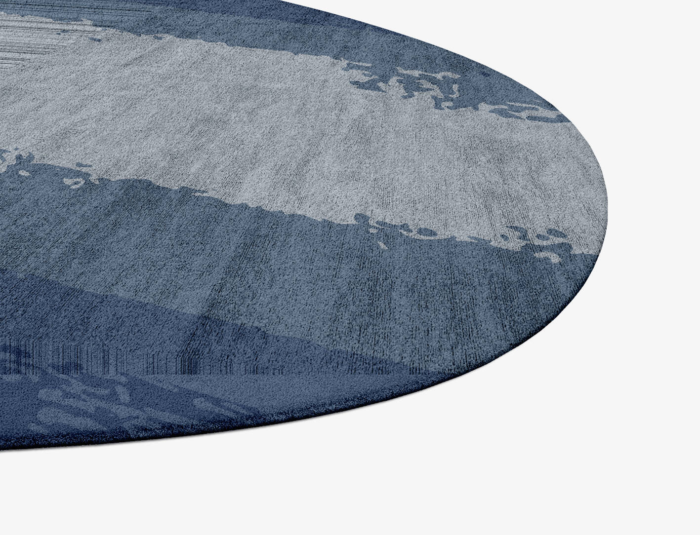 Hunter Gradation Splash Hand Tufted Bamboo Silk Custom Rug by Rug Artisan