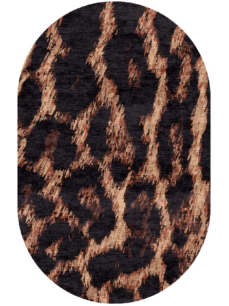 Hunting Leopard Animal Prints Capsule Hand Knotted Bamboo Silk Custom Rug by Rug Artisan