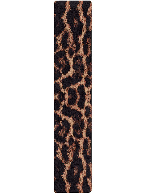 Hunting Leopard Animal Prints Runner Hand Tufted Pure Wool Custom Rug by Rug Artisan