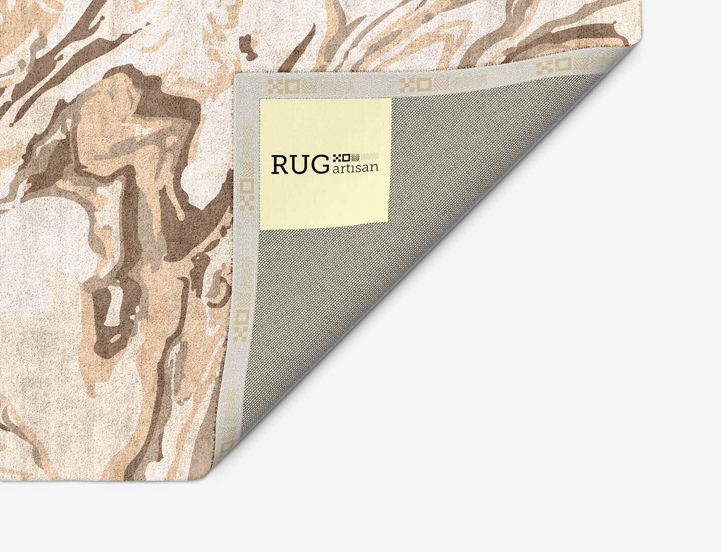 Hurricane Surface Art Arch Hand Tufted Bamboo Silk Custom Rug by Rug Artisan