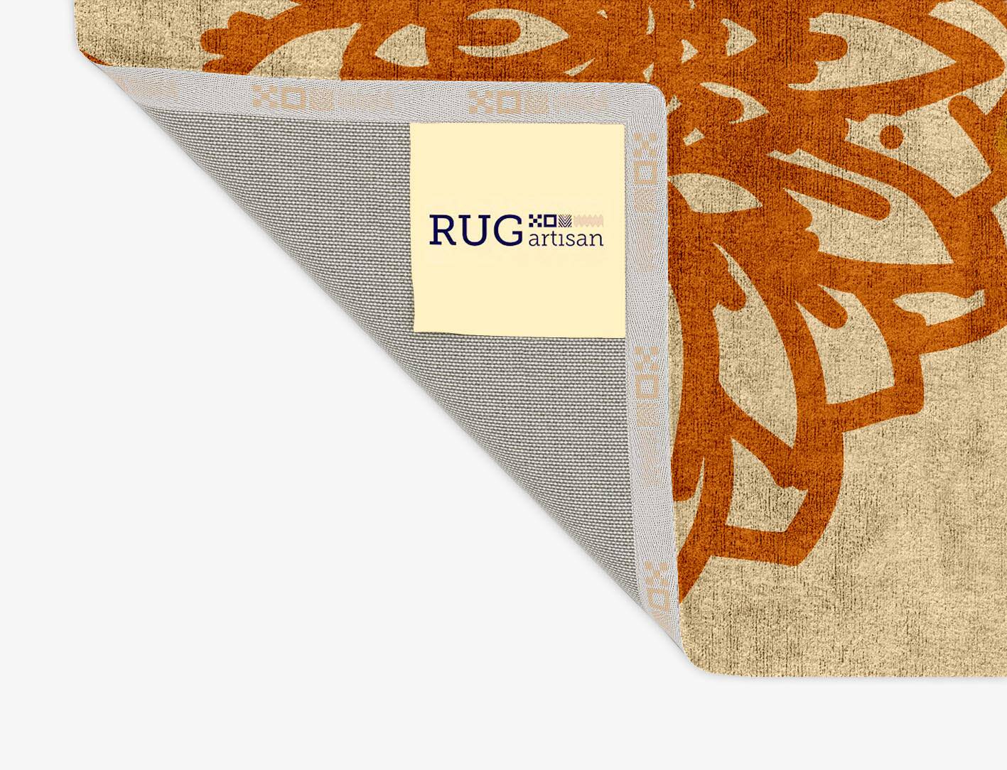 Hygge Floral Rectangle Hand Tufted Bamboo Silk Custom Rug by Rug Artisan