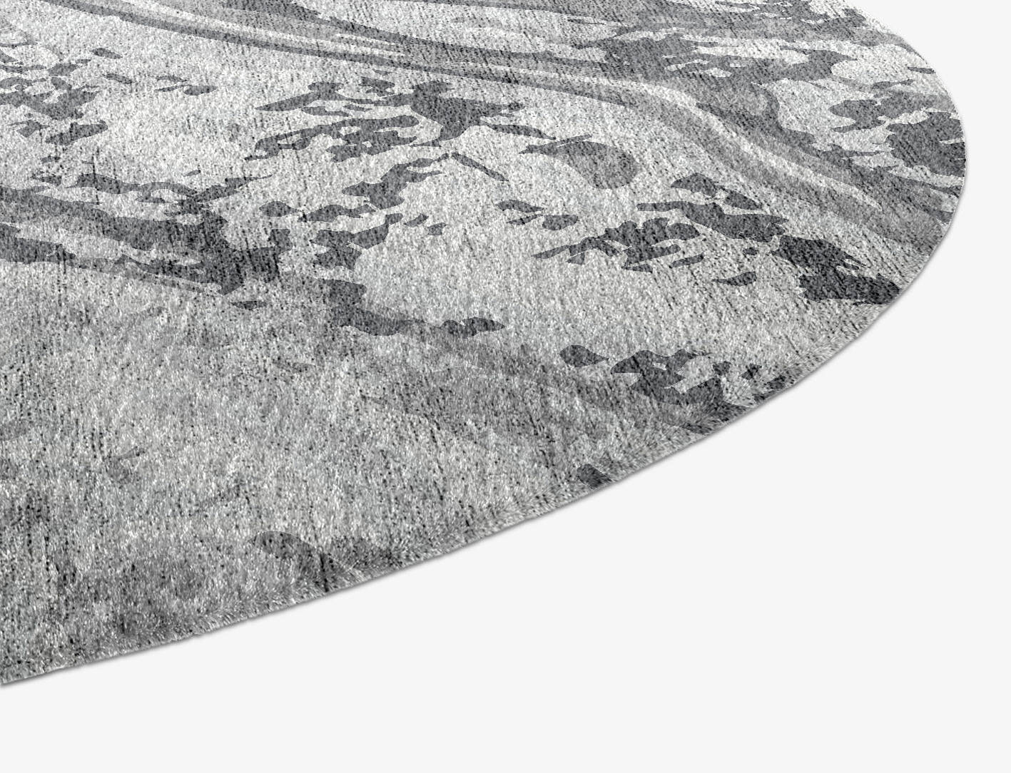 Iceberg Surface Art Capsule Hand Knotted Bamboo Silk Custom Rug by Rug Artisan