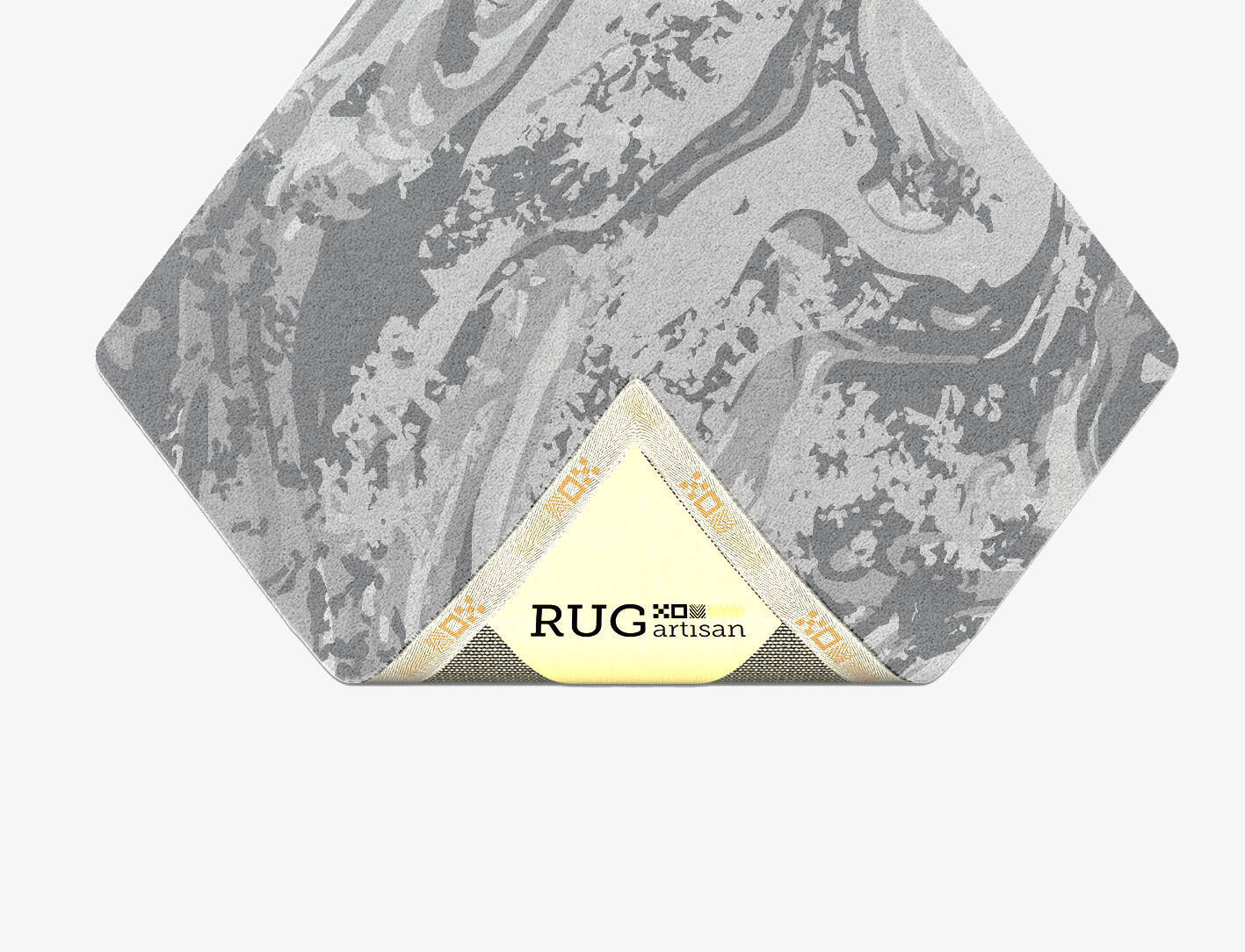 Iceberg Surface Art Diamond Hand Tufted Pure Wool Custom Rug by Rug Artisan