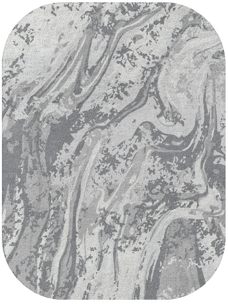 Iceberg Surface Art Oblong Hand Tufted Pure Wool Custom Rug by Rug Artisan