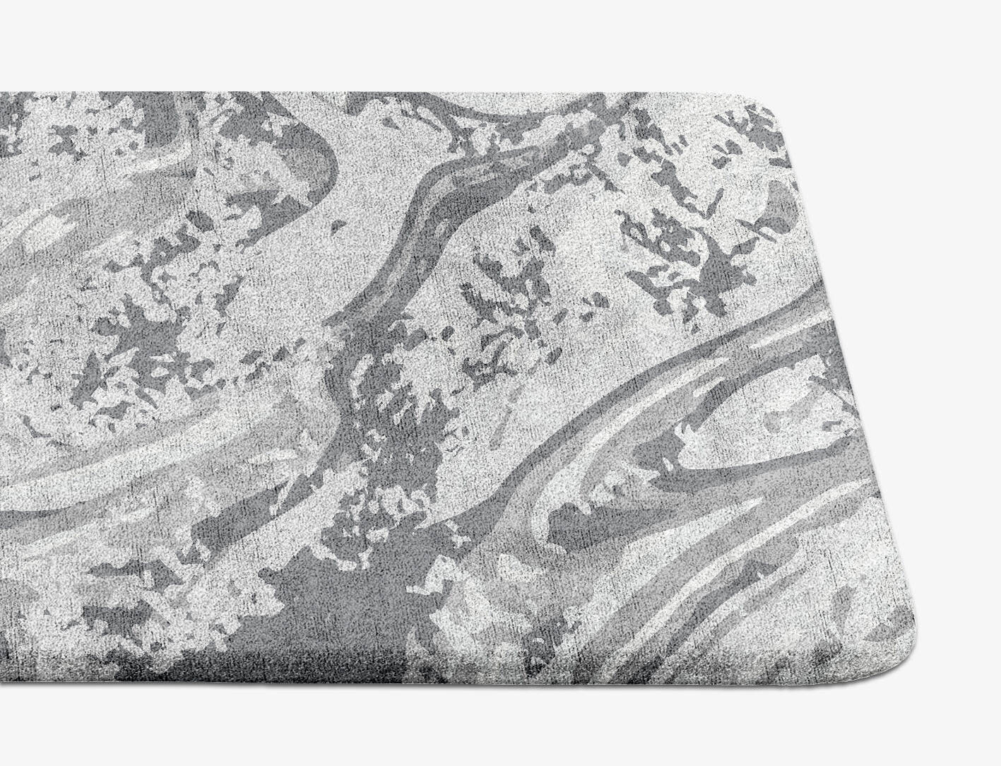 Iceberg Surface Art Runner Hand Tufted Bamboo Silk Custom Rug by Rug Artisan