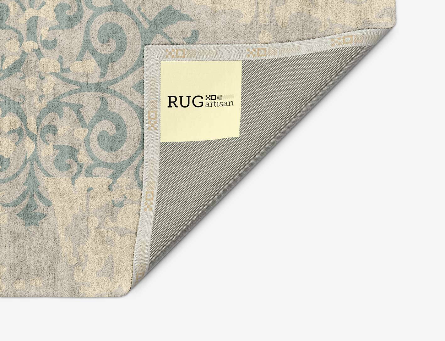 Iden Blue Royal Arch Hand Tufted Bamboo Silk Custom Rug by Rug Artisan