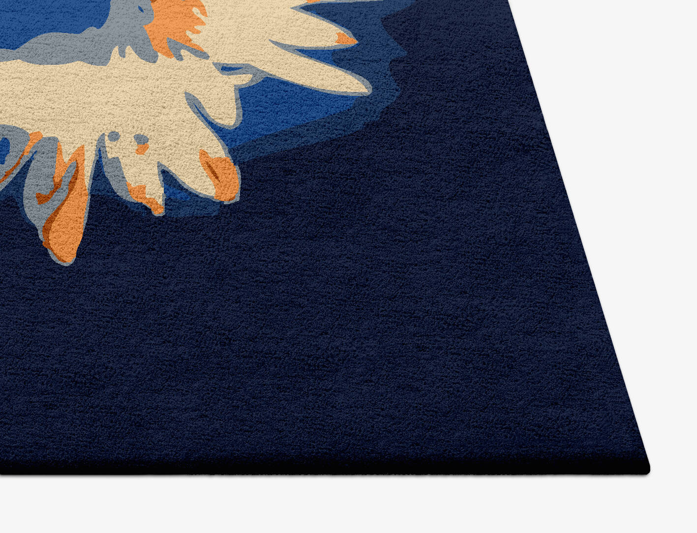 Ignis Abstract Square Hand Tufted Pure Wool Custom Rug by Rug Artisan