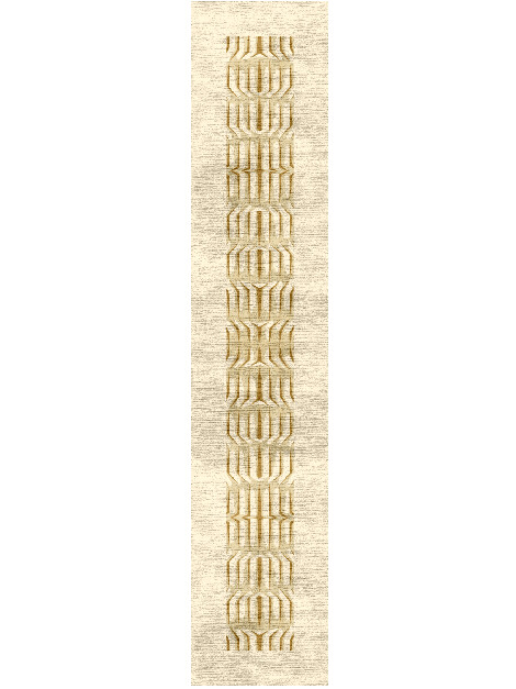 Ihara Origami Runner Hand Knotted Bamboo Silk Custom Rug by Rug Artisan