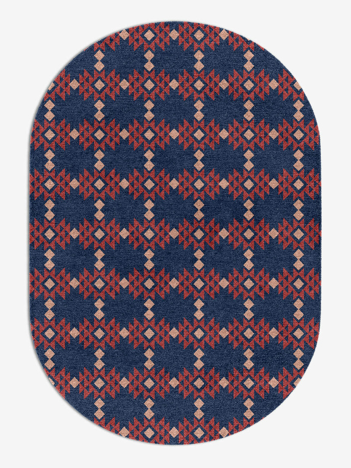Ikat Geometric Capsule Hand Knotted Tibetan Wool Custom Rug by Rug Artisan