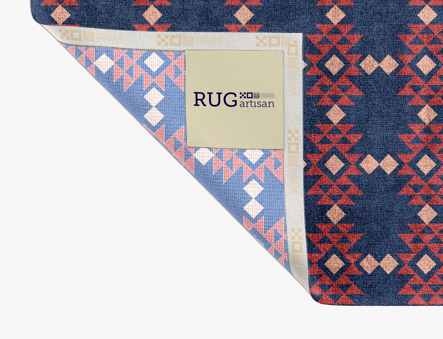 Ikat Geometric Rectangle Hand Knotted Bamboo Silk Custom Rug by Rug Artisan