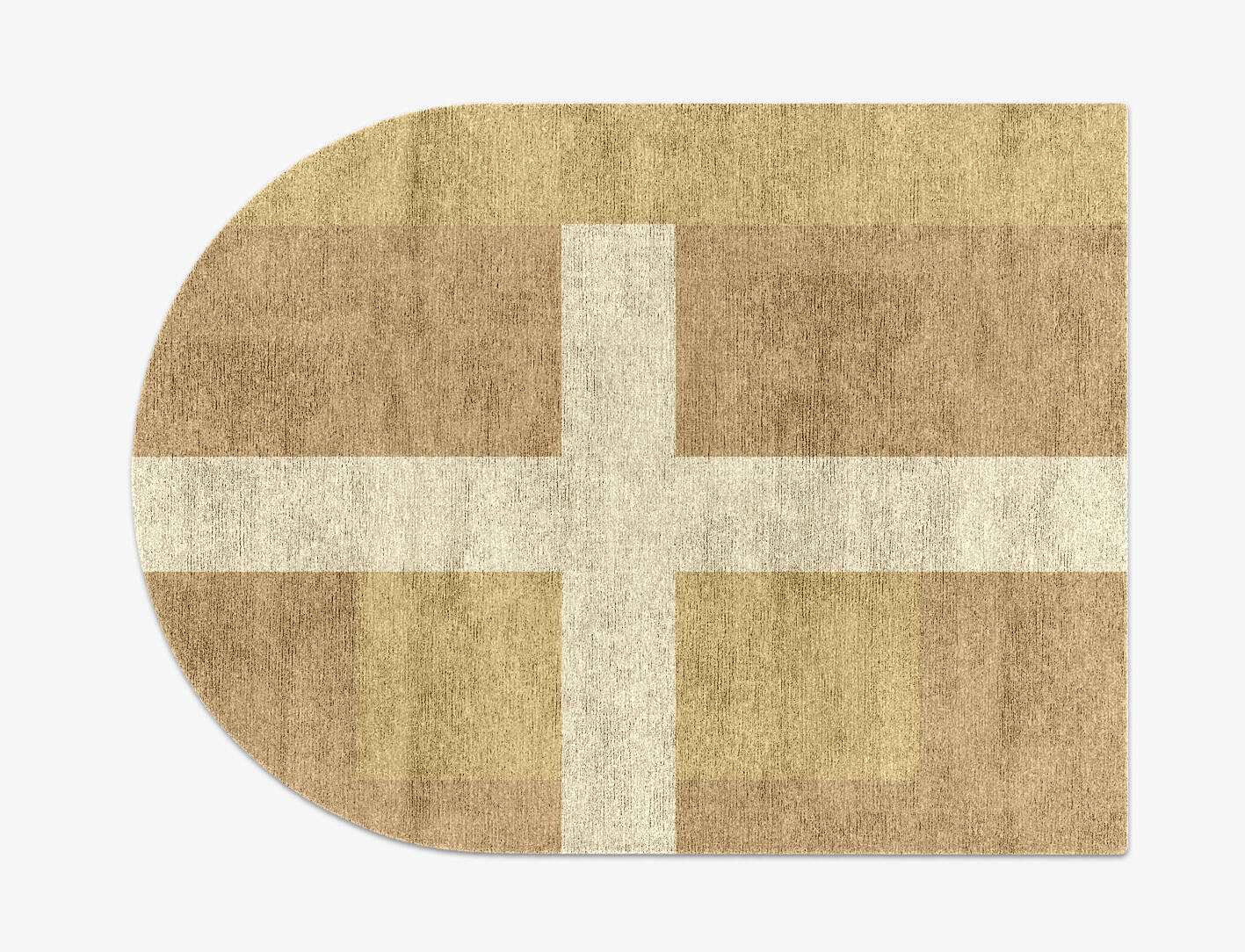 Illusion  Arch Hand Knotted Bamboo Silk Custom Rug by Rug Artisan