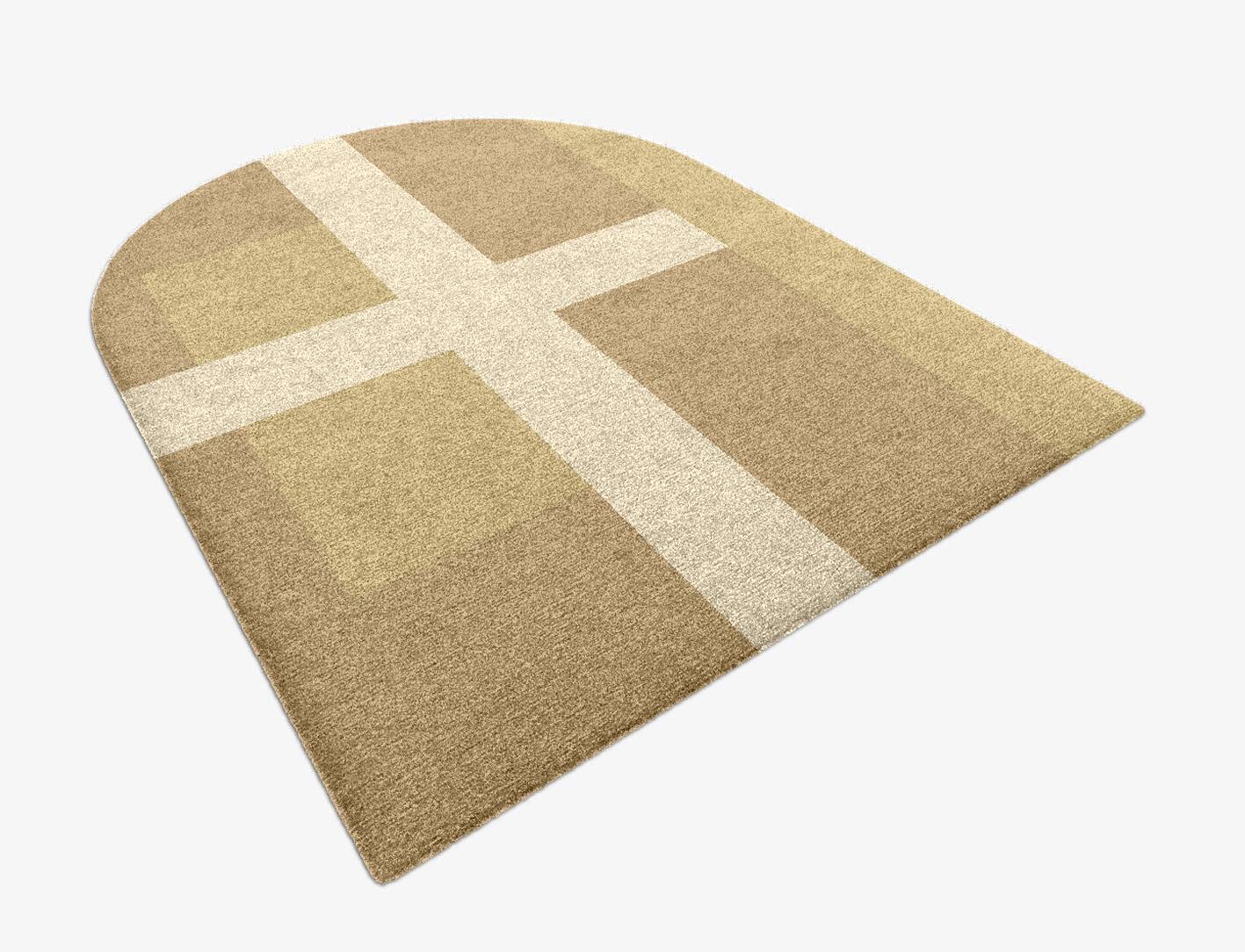 Illusion  Arch Hand Knotted Tibetan Wool Custom Rug by Rug Artisan