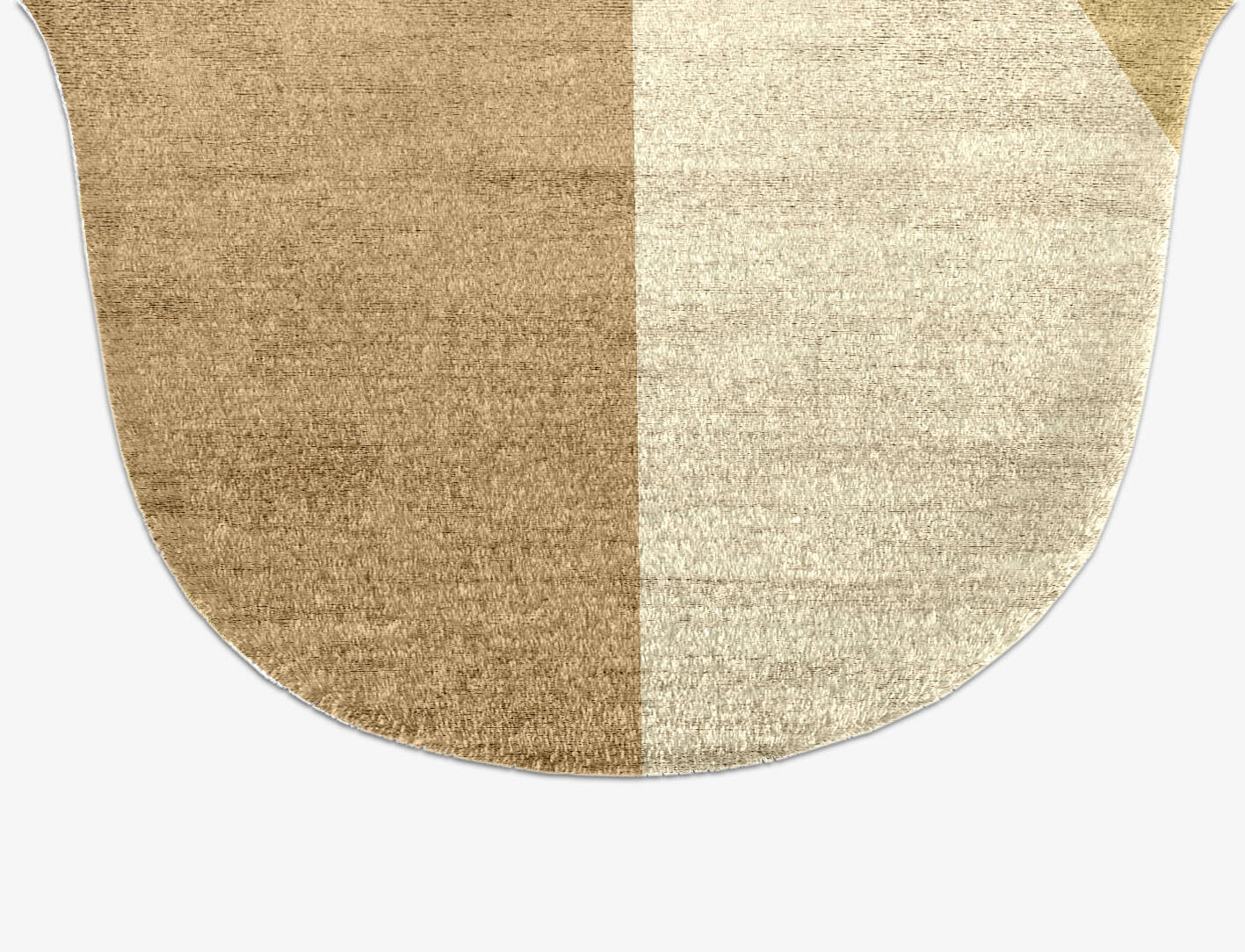 Illusion  Drop Hand Knotted Bamboo Silk Custom Rug by Rug Artisan