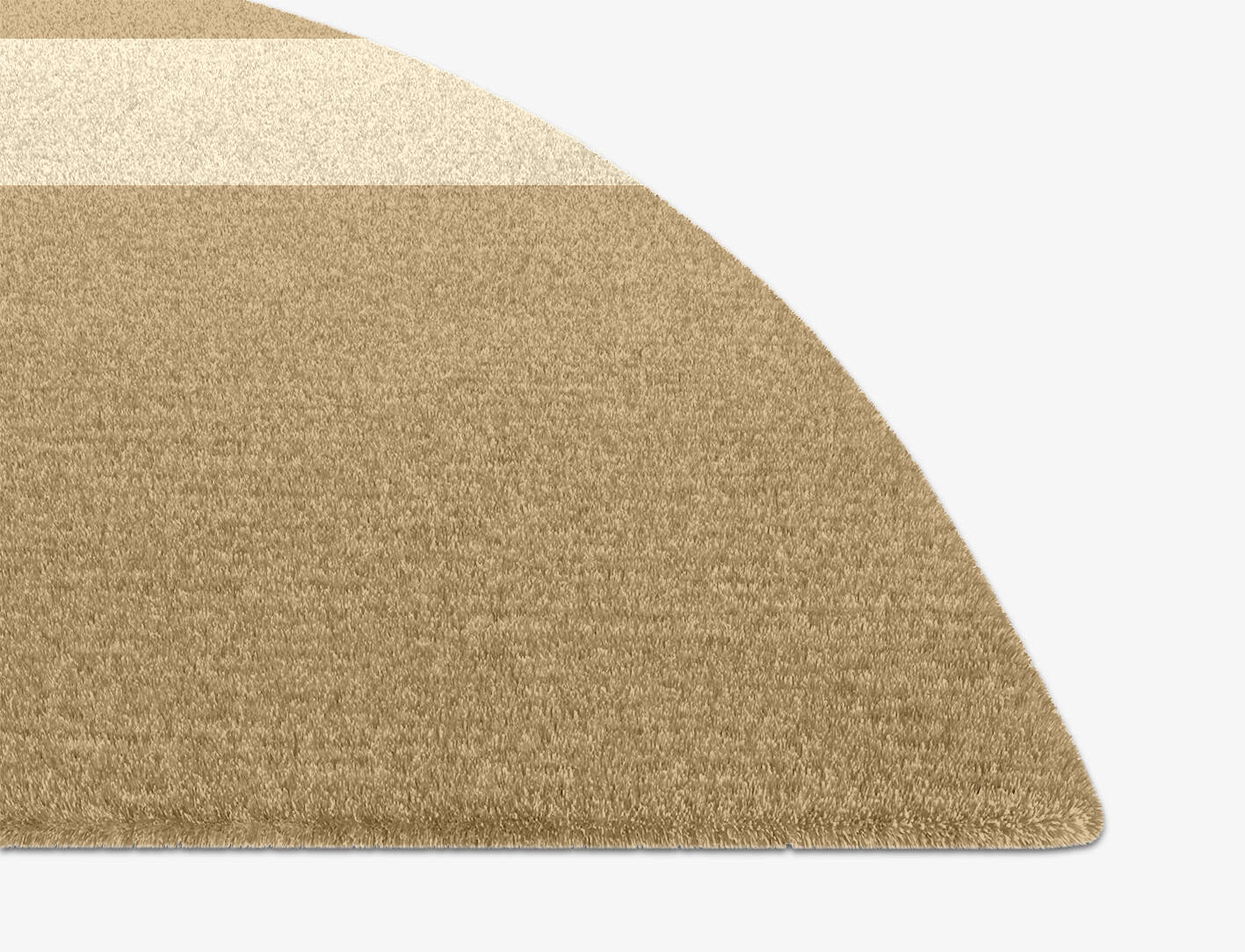 Illusion  Halfmoon Hand Knotted Tibetan Wool Custom Rug by Rug Artisan