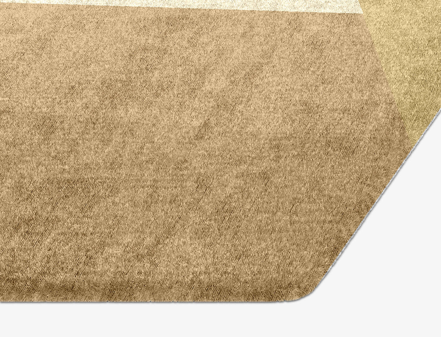 Illusion  Hexagon Hand Knotted Bamboo Silk Custom Rug by Rug Artisan